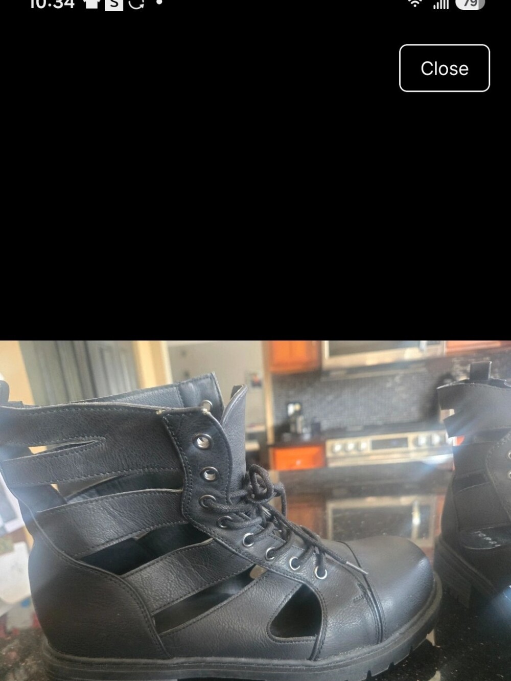 Women's Torrid Black 12 NWT NEW Cutout Lace-Up Combat Boots